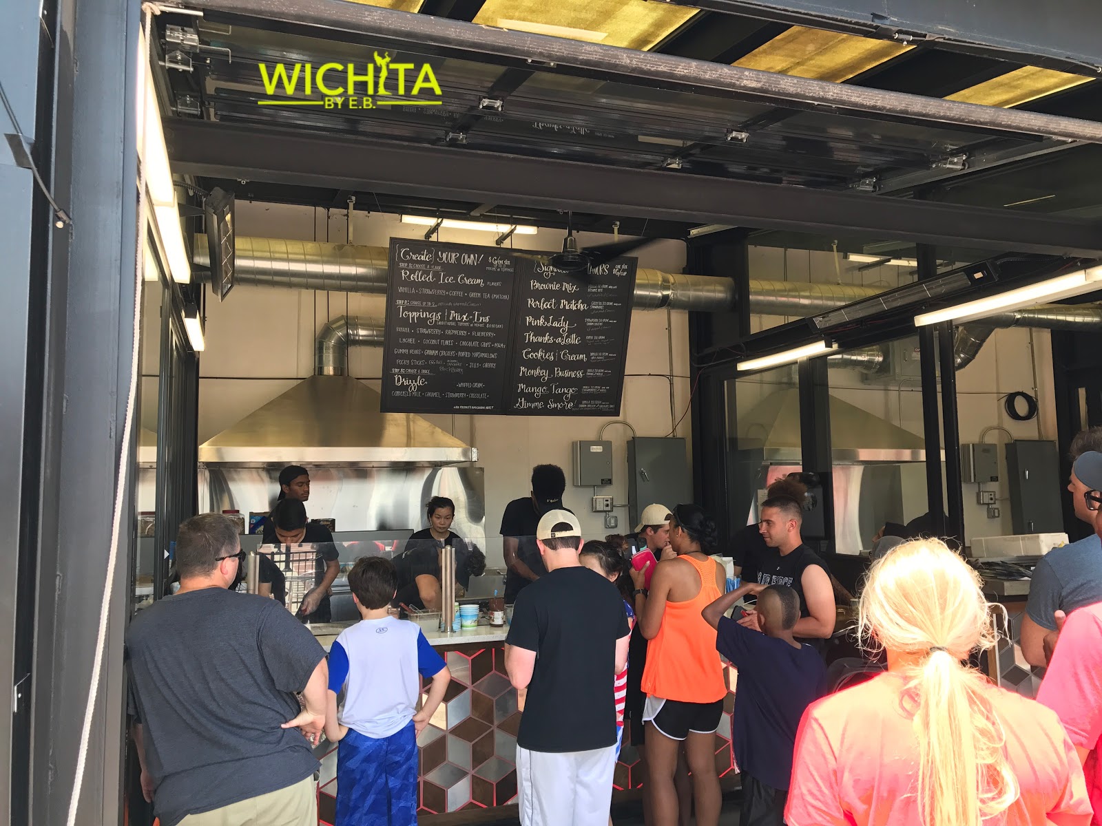 First Look at 8 Below Rolled Ice Cream Wichita By E.B.