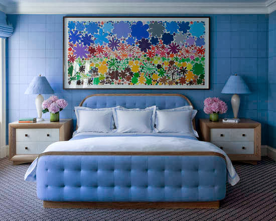 Periwinkle Bedroom » Minimalist Color Blue Bedrooms