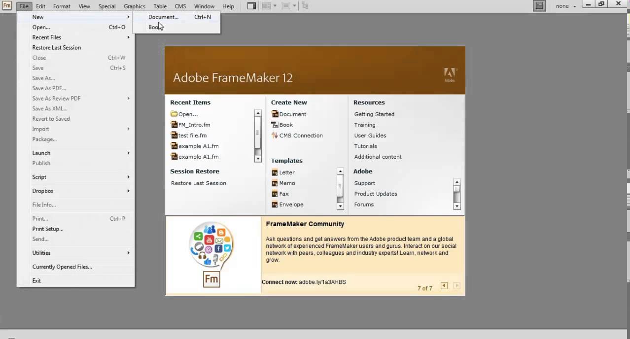 Adobe FrameMaker 12 Trial Free Download