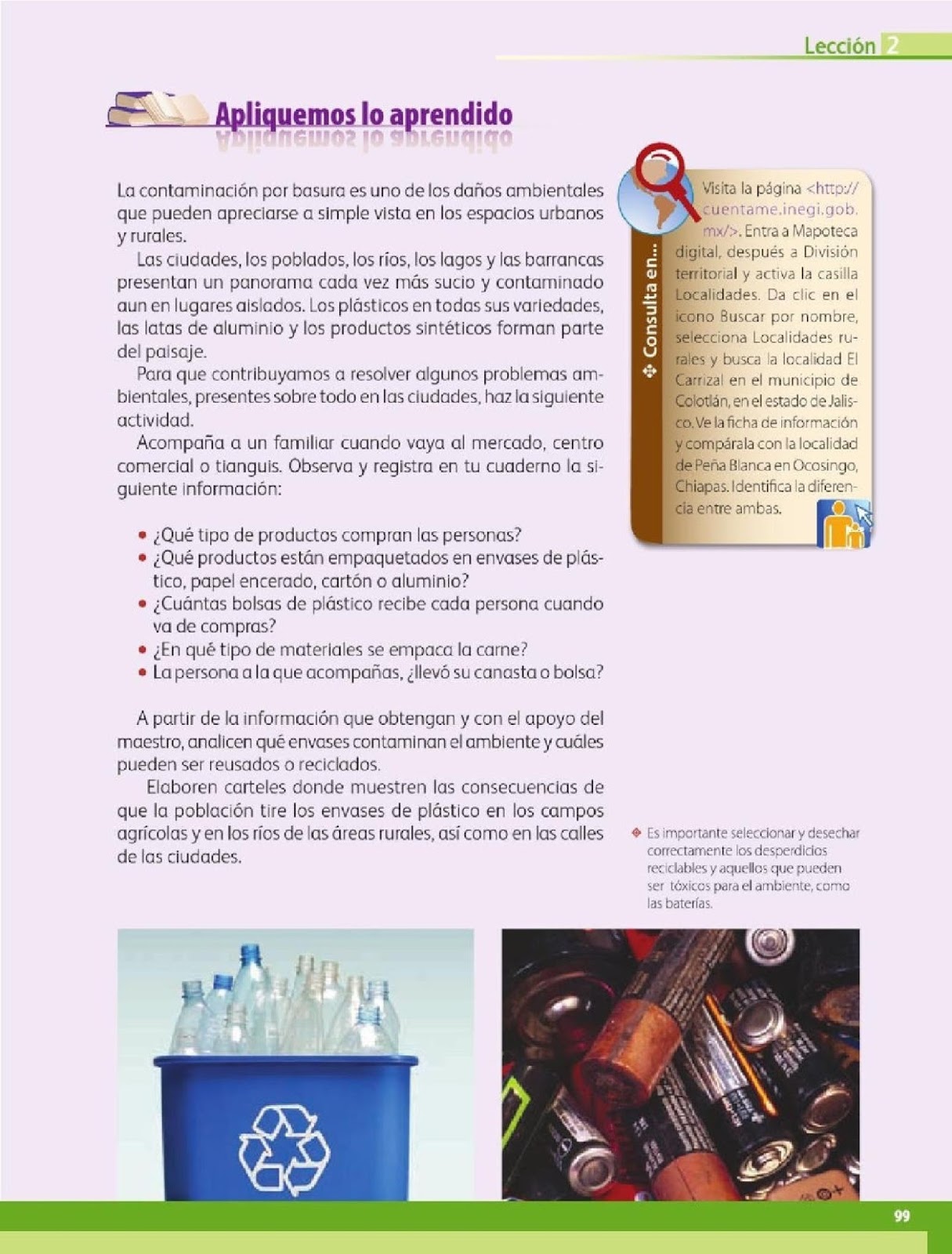 Libro De Nuevo Leon 3 Grado Cuando las ciudades crecen - Bloque III - Lección 2