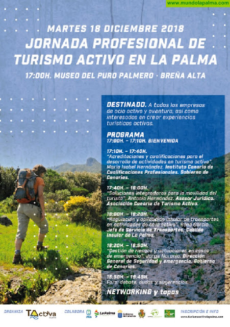 La Asociación de Turismo Activo de la Palma organiza una jornada dedicada a la mejora de las competencias profesionales