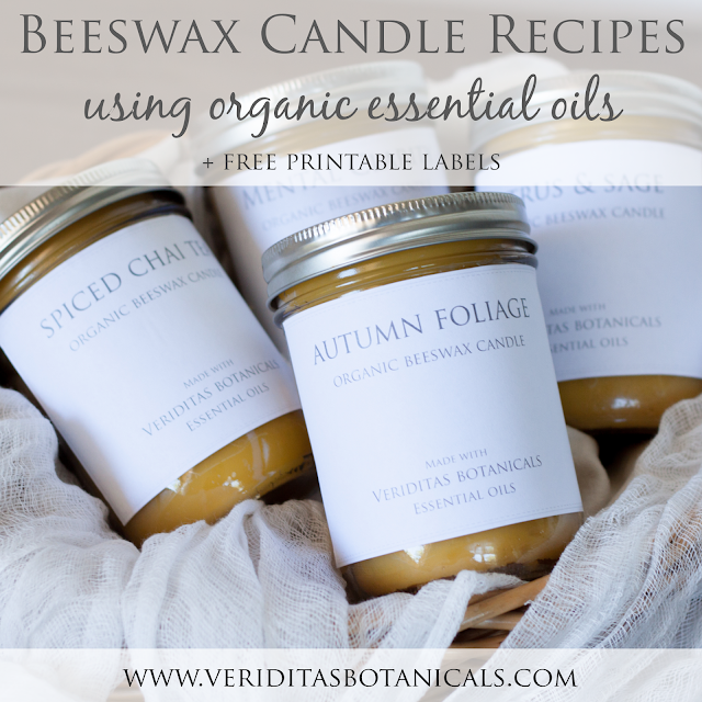 Veriditas by Pranarom How to Make Fall Candles with Beeswax and