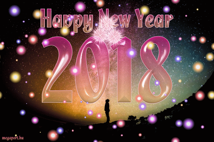 Image result for happy new year 2018 moving gif