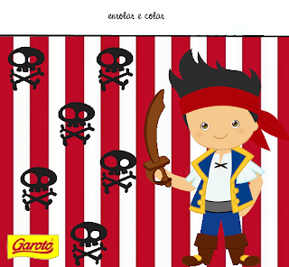 Mini Kit para Fiesta de Jake y los Piratas de Nunca Jamás.