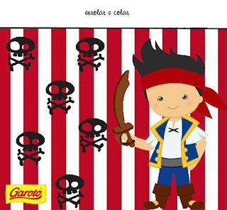 Mini Kit para Fiesta de Jake y los Piratas de Nunca Jamás. Mini Kit para Fiesta de Jake y los Piratas de Nunca Jamás.