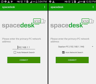 screenshot spacedesk android