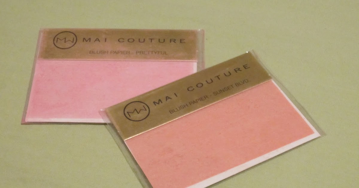 mai couture blush papier