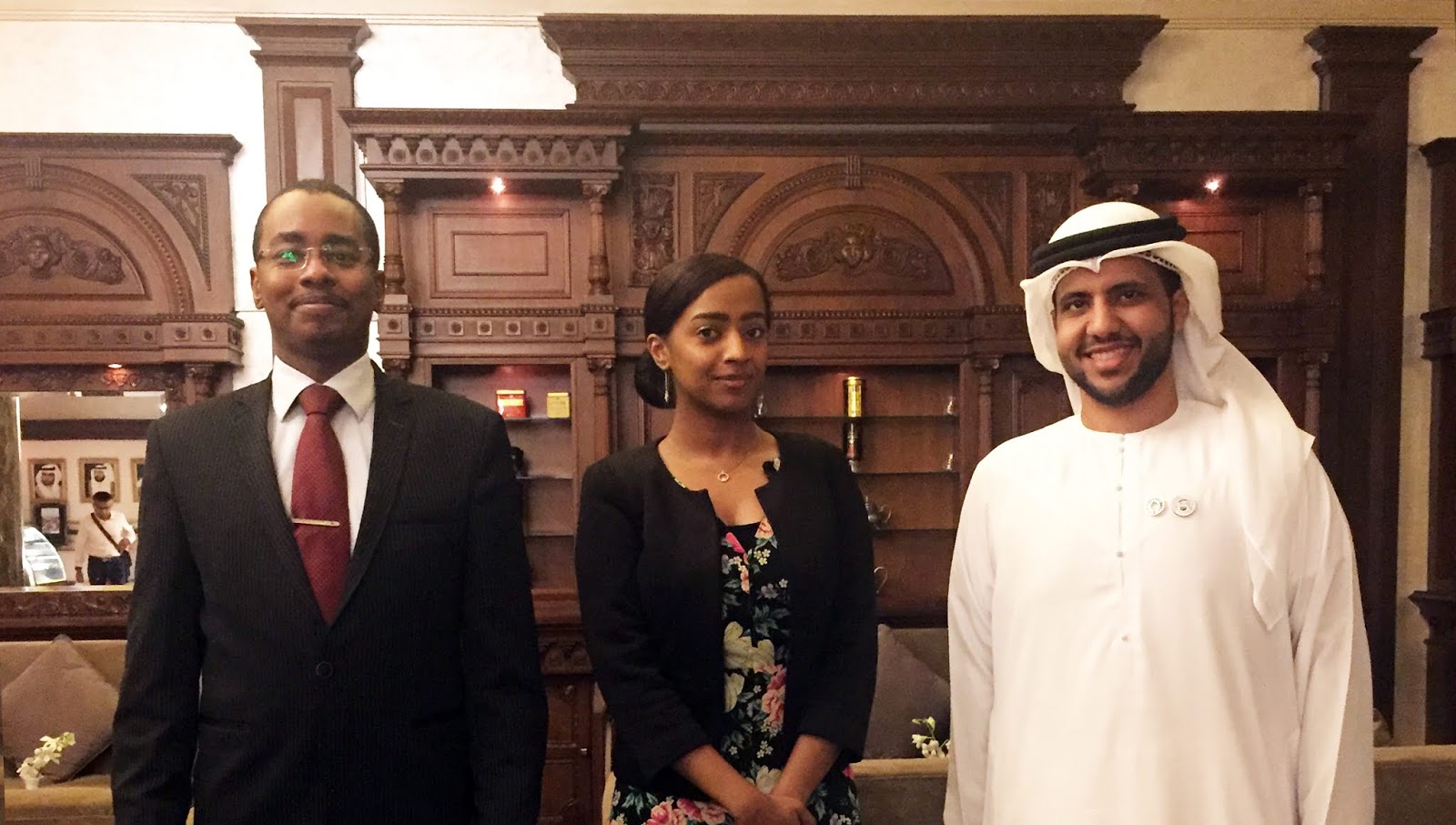 From right to left: H.E. Ambassador Saeed ZAKI, IYF SG, Ms. Ebtihal Alkanzy, Special Regional Coordinator in the Middle East, and Eng. Mohamed Al Shatri, IYF Representative in the United Arab Emirates. Photo: IYF UAE From right to left: H.E. Ambassador Saeed ZAKI, IYF SG, Ms. Ebtihal Alkanzy, Special Regional Coordinator in the Middle East, and Eng. Mohamed Al Shatri, IYF Representative in the United Arab Emirates. Photo: IYF UAE