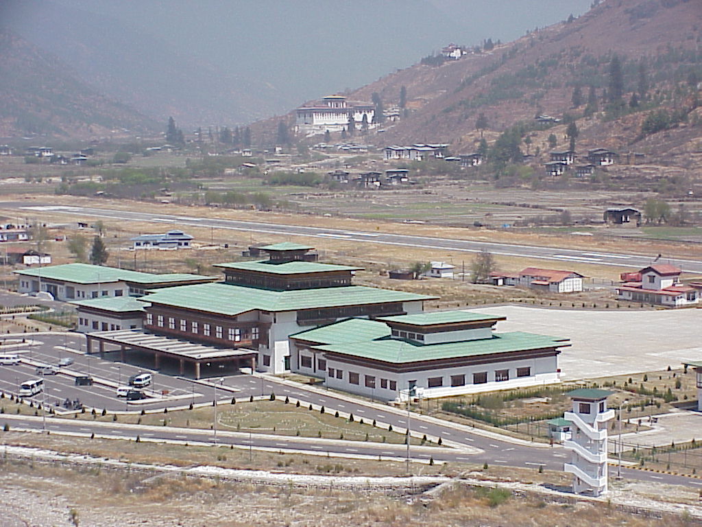 Writing My Own Unwritten Lines Farewell Paro Airport.