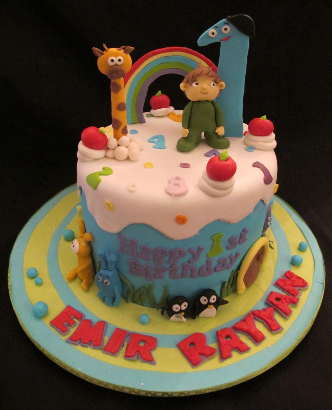 mycuppycupcake: Birthday Cake - Charlie And Numbers