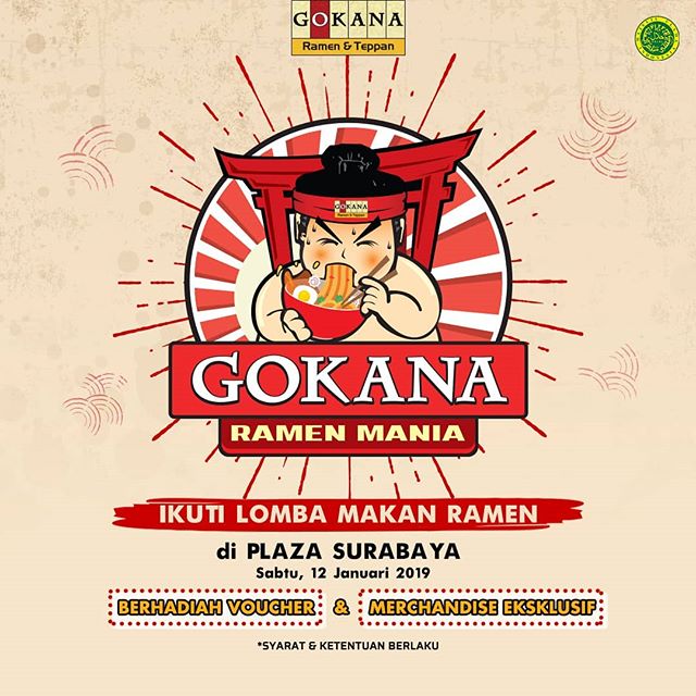 #Gokana - Promo Kontes Lomba Makan Ramen di Plaza Surabaya #Gokana - Promo Kontes Lomba Makan Ramen di Plaza Surabaya