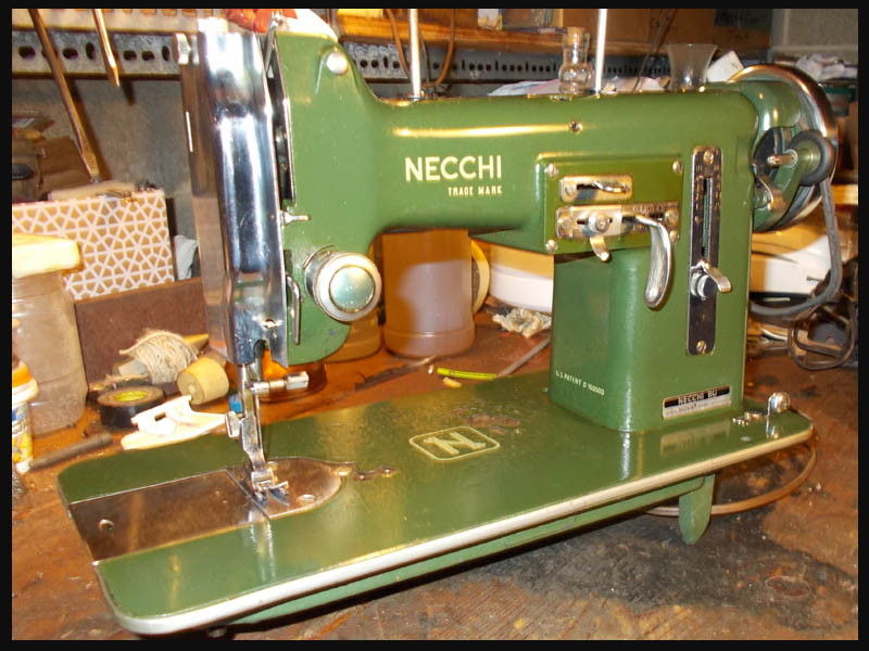 Steel Sewing Rewiring Anne A 1953 Necchi Nova. Part 1