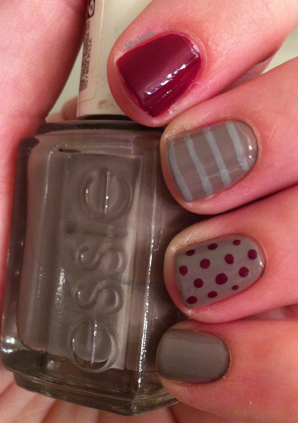 Miscellaneous Manicures Stripes and Dots