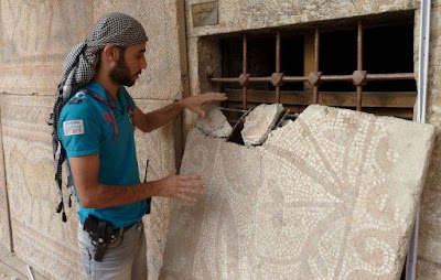Ancient mosaics of The Odyssey stolen from Syrian museum