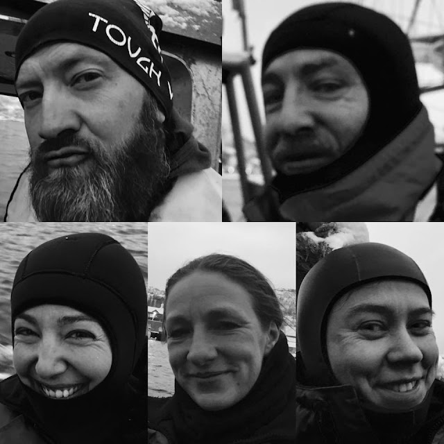 Les orques de Norvège l'équipe de l'expédition