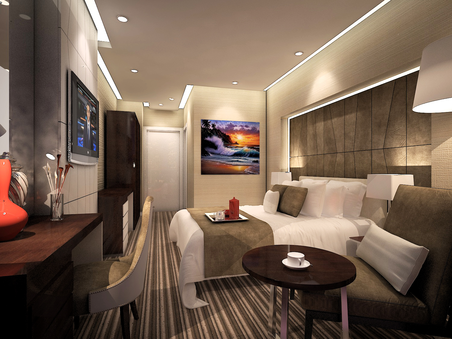 INTERIOR DESIGN UGANDA 3 Star Hotel Room Interior Design By Batte Ronald