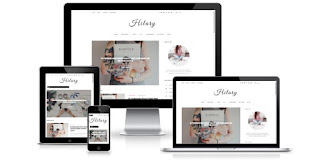 Hilary responsive blogger templates themes 2017