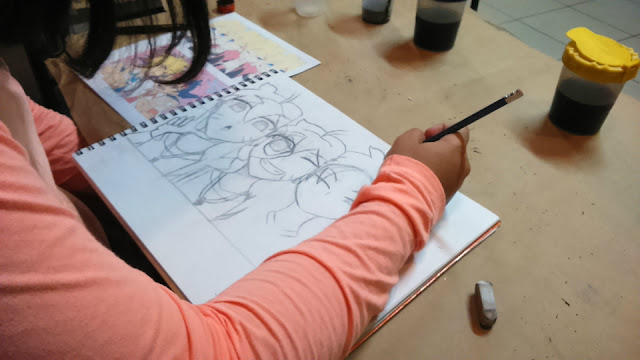 Foto del curso de dibujo manga en la ciudad de Panamá