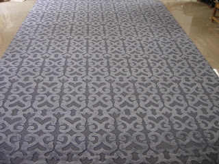 sahrai hand-knotted silk relief