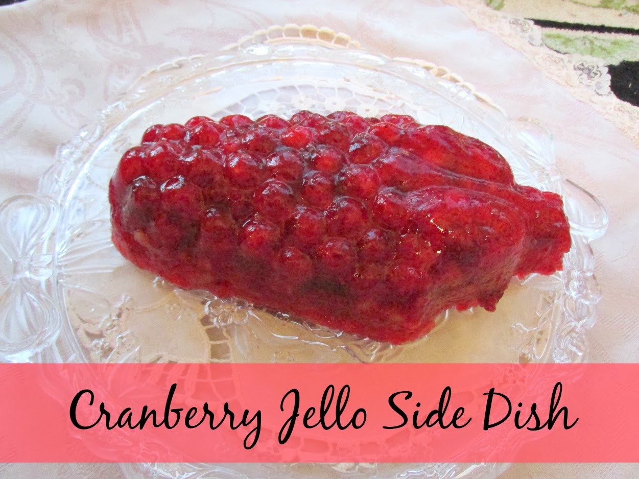 Whole cranberry and pineapple raspberry jello