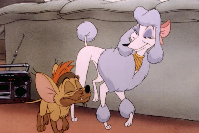 Tito and Georgette Oliver and Company 1988 animatedfilmreviews.filminspector.com