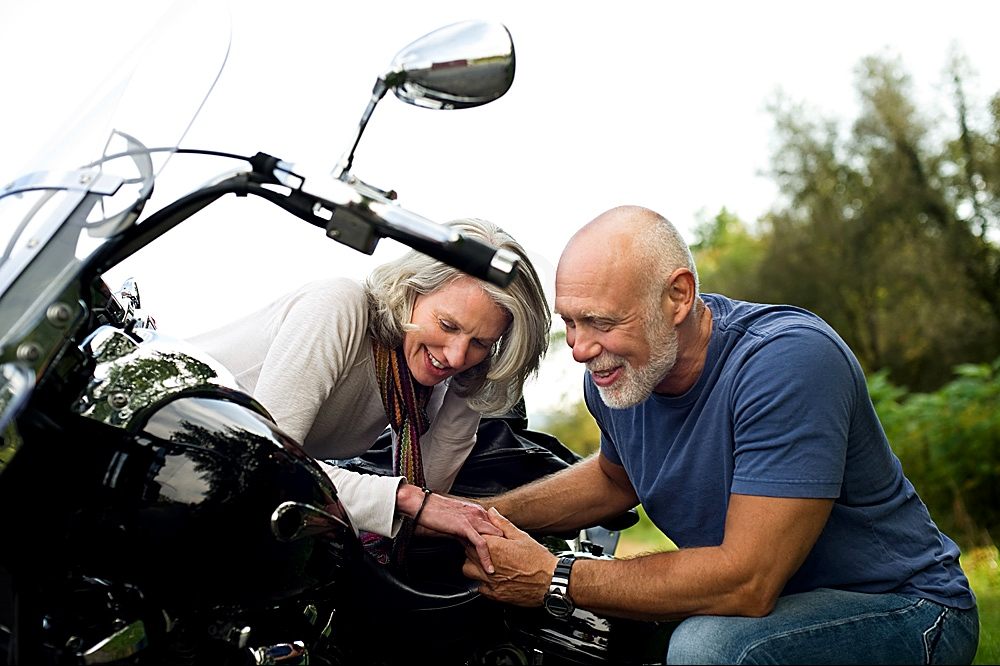 Galveston singles biker kiss