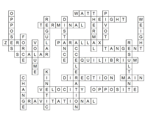 General Physics Crossword Christy Poon 9 306