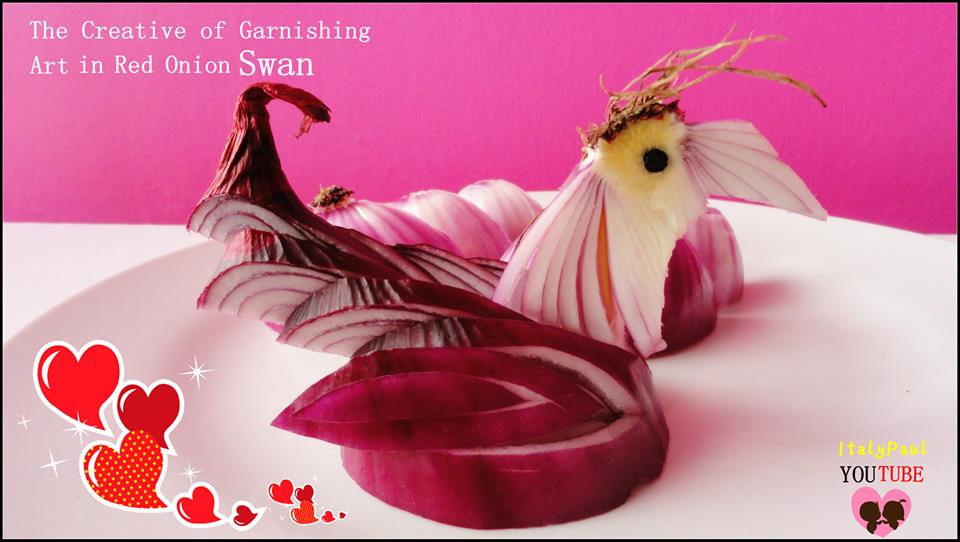 ItalyPaul Art In Fruit & Vegetable Carving Lessons Art In Red Onion