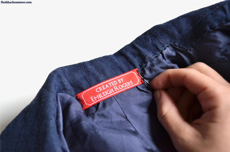 Flashback Summer: Custom Wunderlabel clothing labels