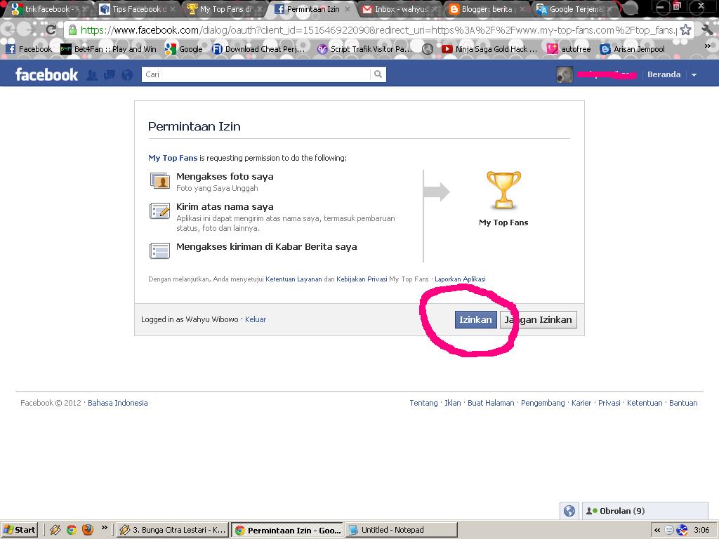 Cara Mengetahui Siapa Yang Melihat Profil Facebook Kita | penyeng-21