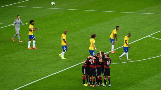 Brazil kalah jaringan terbanyak FIFA 2014