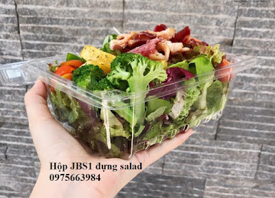 Hop dung salad cho cac nha hang ban hang online