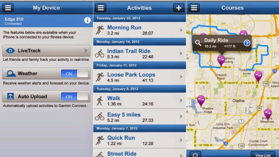 connect runkeeper to garmin
