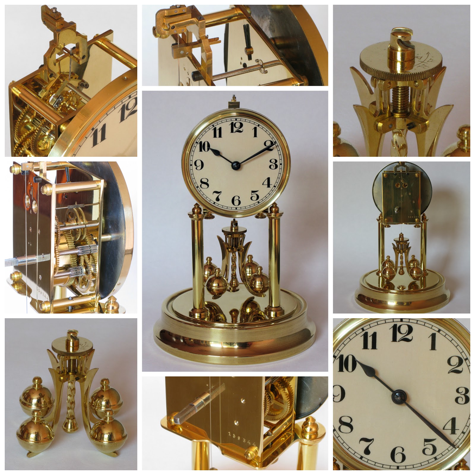Adrian's Antique Torsion Clocks January 2016