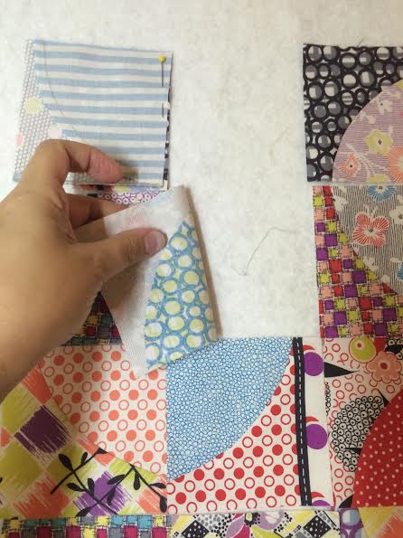 a maiden hair fern: Stack and Sew method