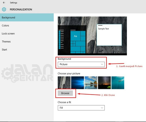 Cara Mengubah Wallpaper Windows 10 dengan Foto Sendiri Cara Mengubah Wallpaper Windows 10 dengan Foto Sendiri