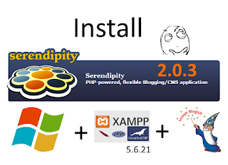 Install Serendipity 2.0.3 PHP Blog CMS on Windows tutorial