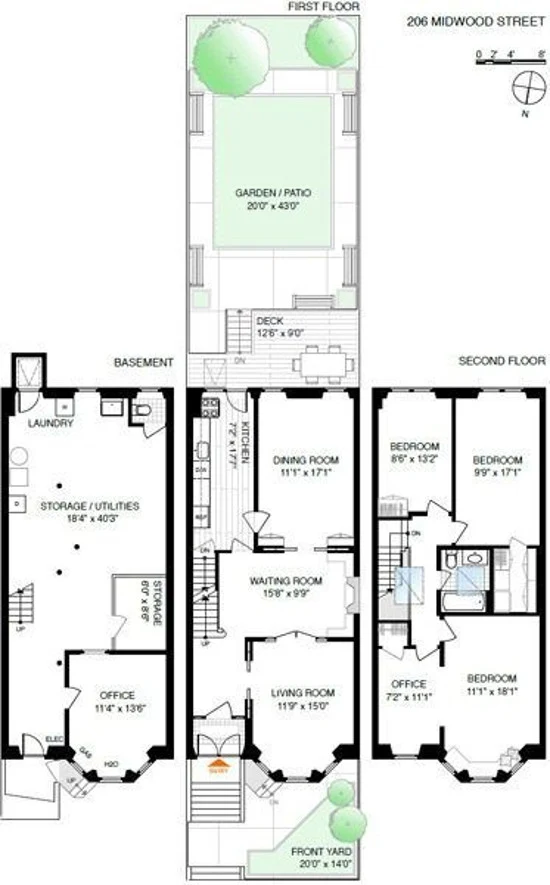 Desain denah rumah minimalis dengan lebar 5 meter