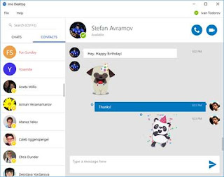 برنامج المحادثات واجراء المكالمات ايمو Imo Messenger احدث اصدار برنامج, الدردشة, ومكالمات, الفيديو, والصوت, ايمو, ماسنجر, Imo ,Messenger ,for ,Windows, لأنظمة, ويندوز