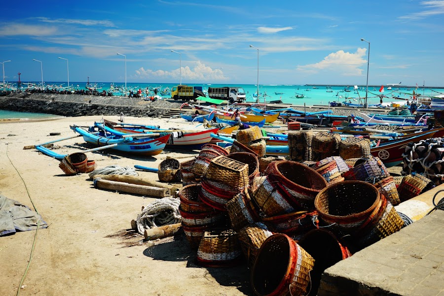 Jimbaran fish market in Bali, Indonesia