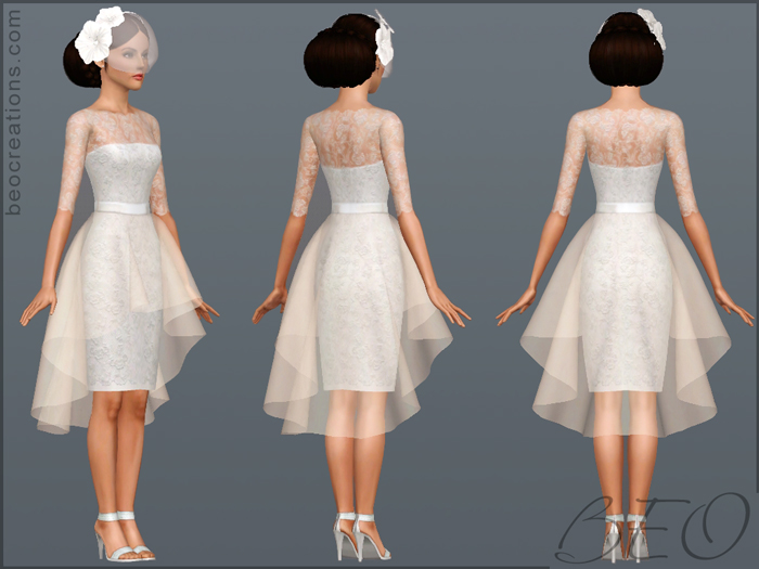 My Sims 3 Blog Bridal Set by BEO