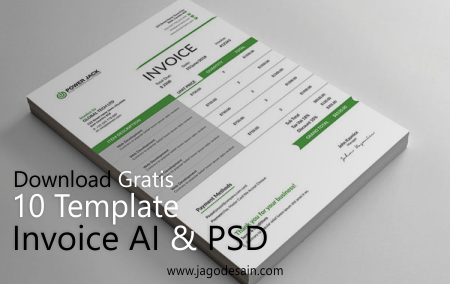 Download Gratis 10 Desain Template Invoice Terbaik
