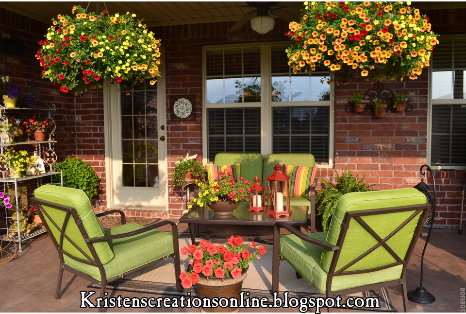 Kristen S Creations The Covered Patio In Full Bloom The Covered Patio In Full Bloom