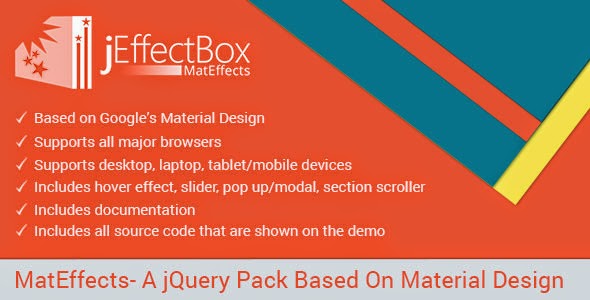 MatEffects- A jQuery Pack Based On Material Design