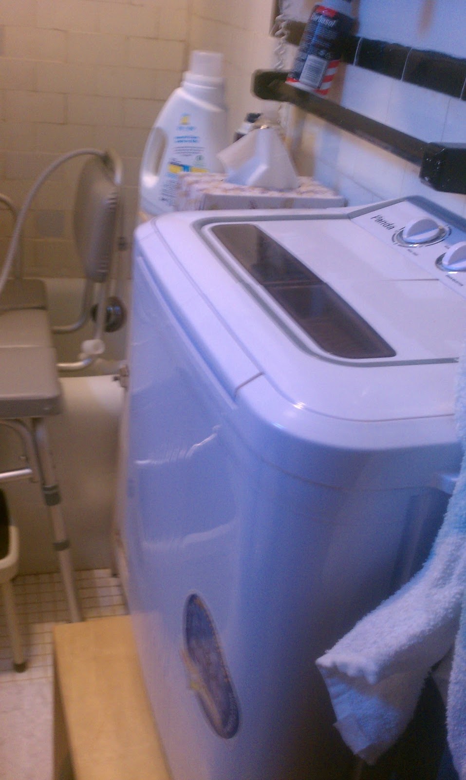 Tiny Guy wears Cloth Diapers My Twin Tub Panda Washer Review