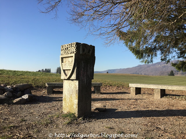Zeitreise: 500 Jahre zurück: Zwingli Denkmal und Milchsuppenstein Milchsuppenstein in Ebertswil