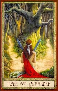 Two of Swords Druidcraft Tarot