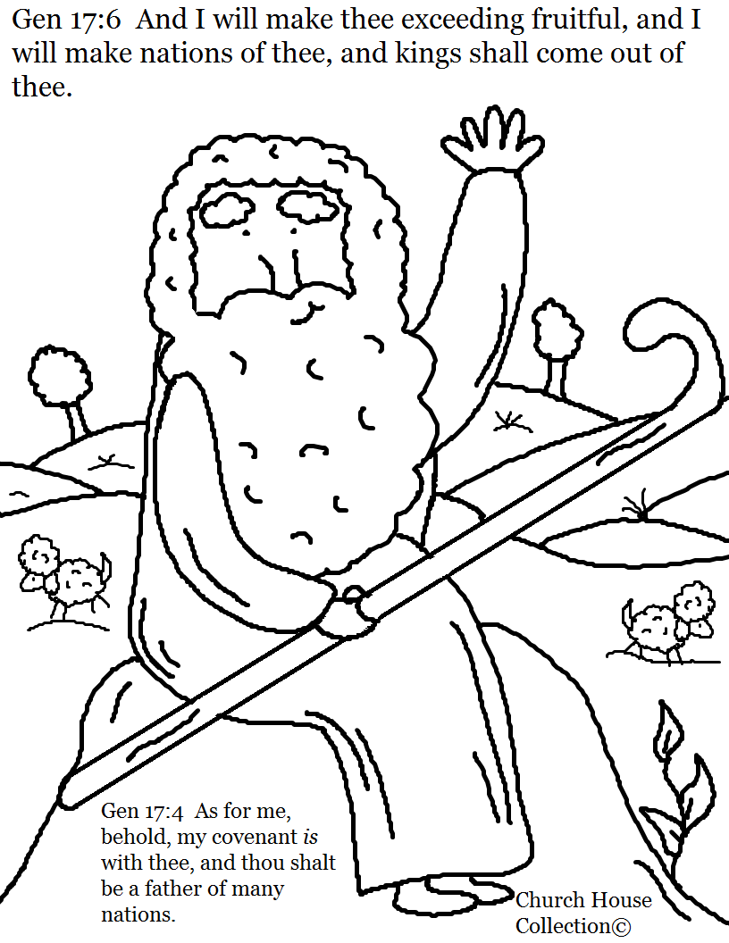 abraham coloring pages and bible lessons - photo #15
