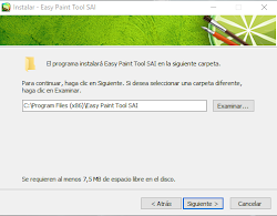 sai descargar tool paint siguiente