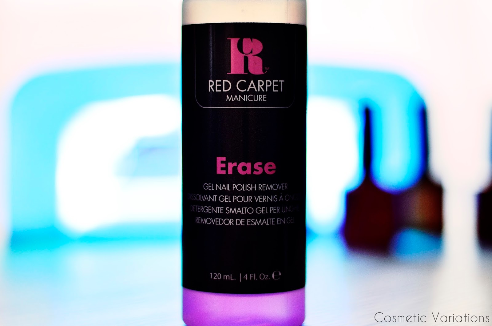 RED CARPET MANICURE Erase Gel Nail Polish Remover. Zmywacz do usuwania hybrydy Cosmetic